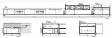 Bauplan Industriebau